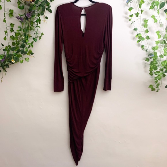 Young Fabulous and Broke Genesis Maroon Dress Size M - Picture 15 of 15